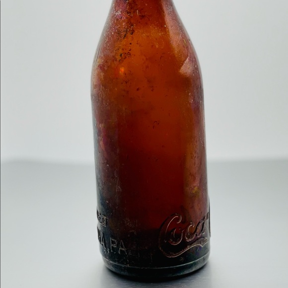 Coca-Cola Co. Amber, Vintage, Bottle, Registered, Philadelphia, PA (C C Co.-14) - Picture 16 of 16